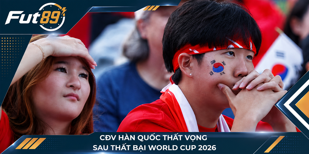 CĐV Hàn Quốc thất vọng sau thất bại World Cup 2026