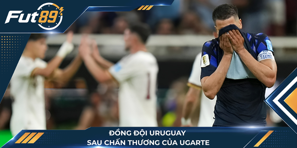 Đồng đội Uruguay sau chấn thương của Ugarte