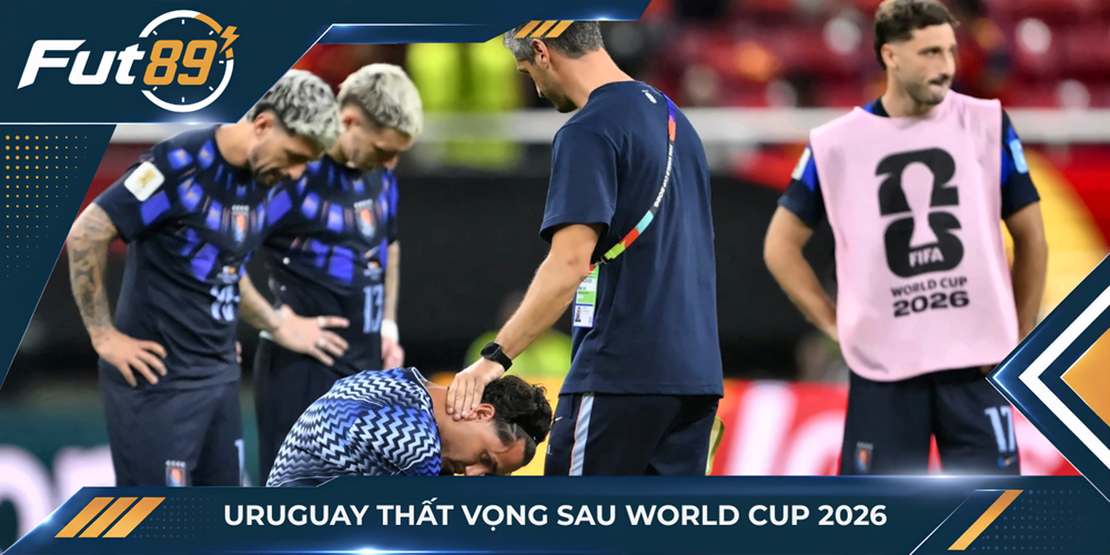 Uruguay thất vọng sau World Cup 2026