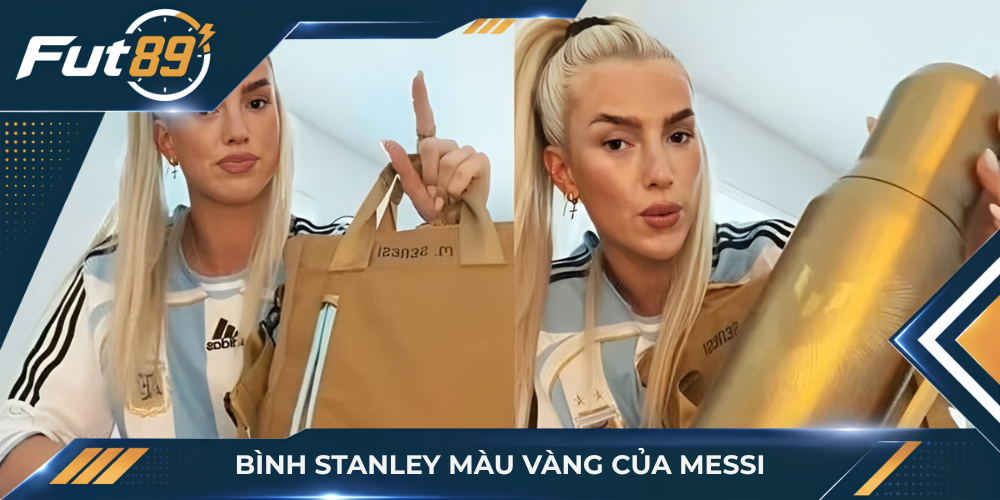 Bình Stanley màu vàng của Messi