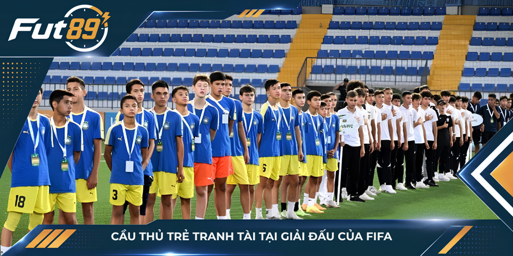 Cầu thủ trẻ tranh tài tại giải đấu của FIFA