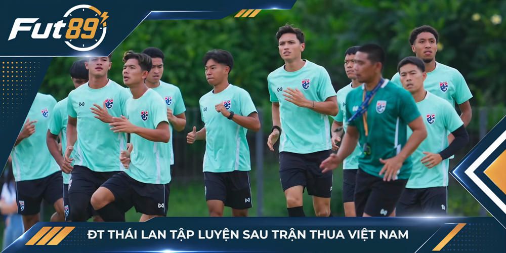 ĐT Thái Lan tập luyện sau trận thua Việt Nam