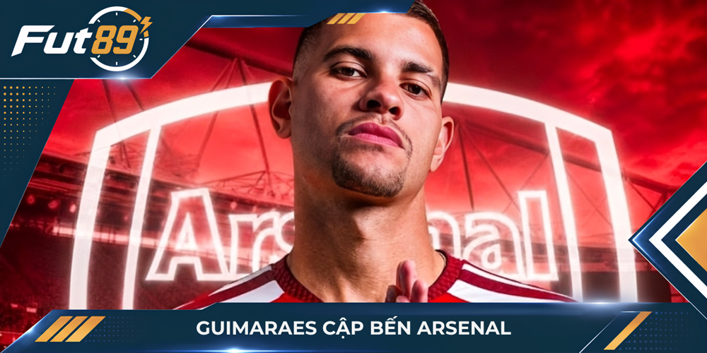 Guimaraes cập bến Arsenal
