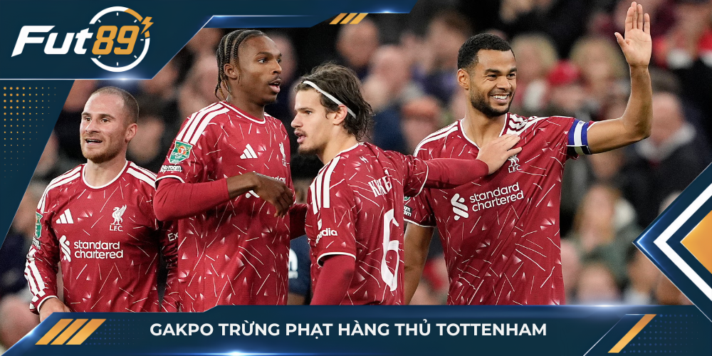 Gakpo trừng phạt hàng thủ Tottenham