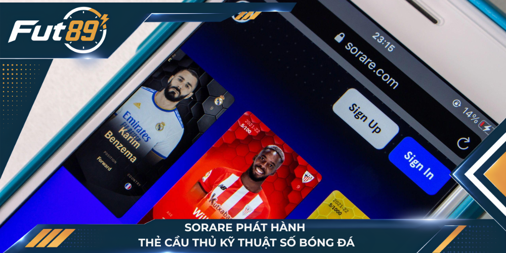 Sorare phát hành thẻ cầu thủ kỹ thuật số bóng đá