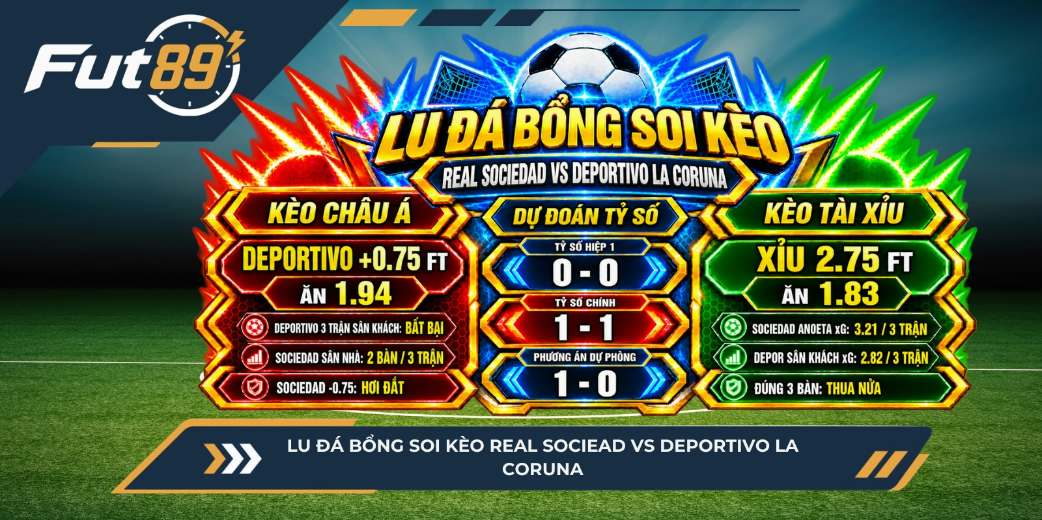 Lu Đá Bổng soi kèo Real Sociedad vs Deportivo La Coruna