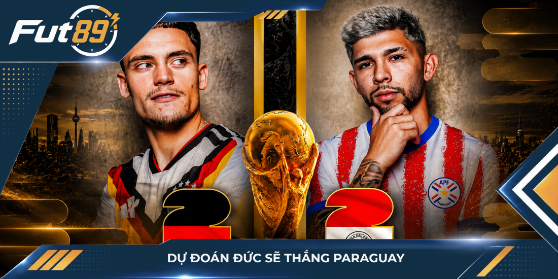 Dự đoán Đức sẽ thắng Paraguay