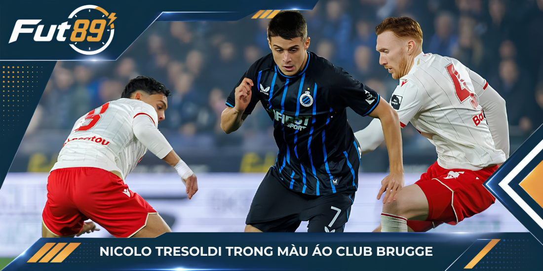 Nicolò Tresoldi trong màu áo Club Brugge
