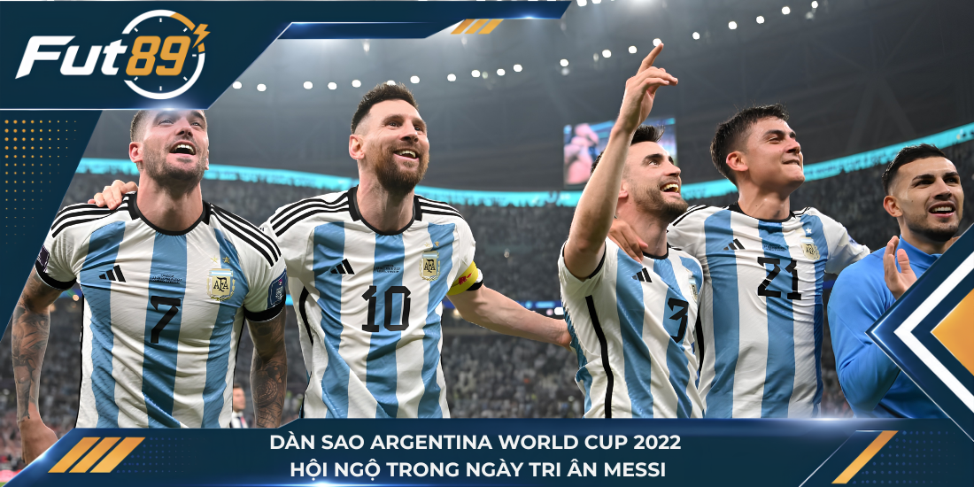 Dàn sao Argentina World Cup 2022 hội ngộ trong ngày tri ân Messi