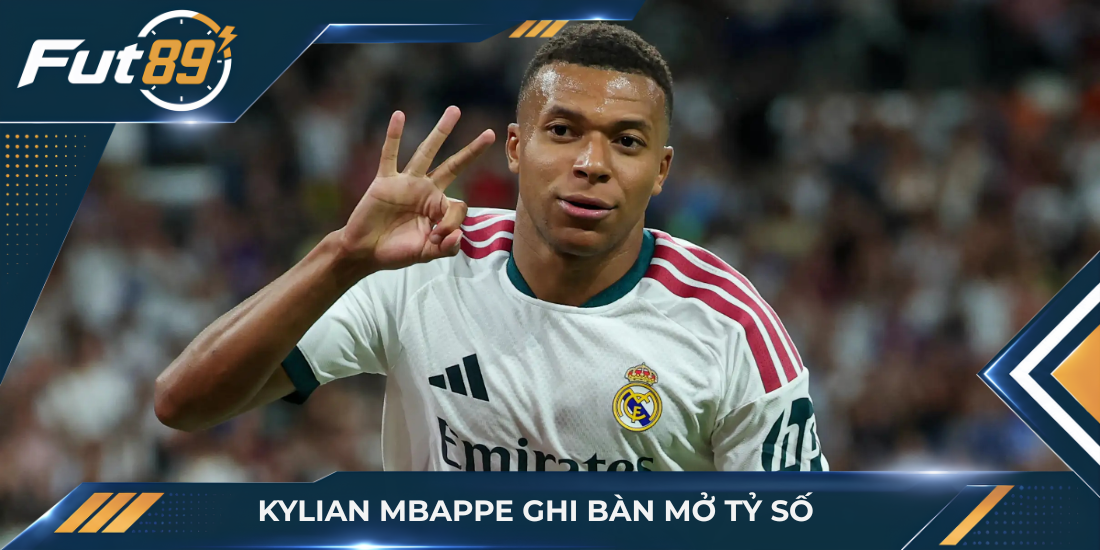 Kylian Mbappe ghi bàn mở tỷ số