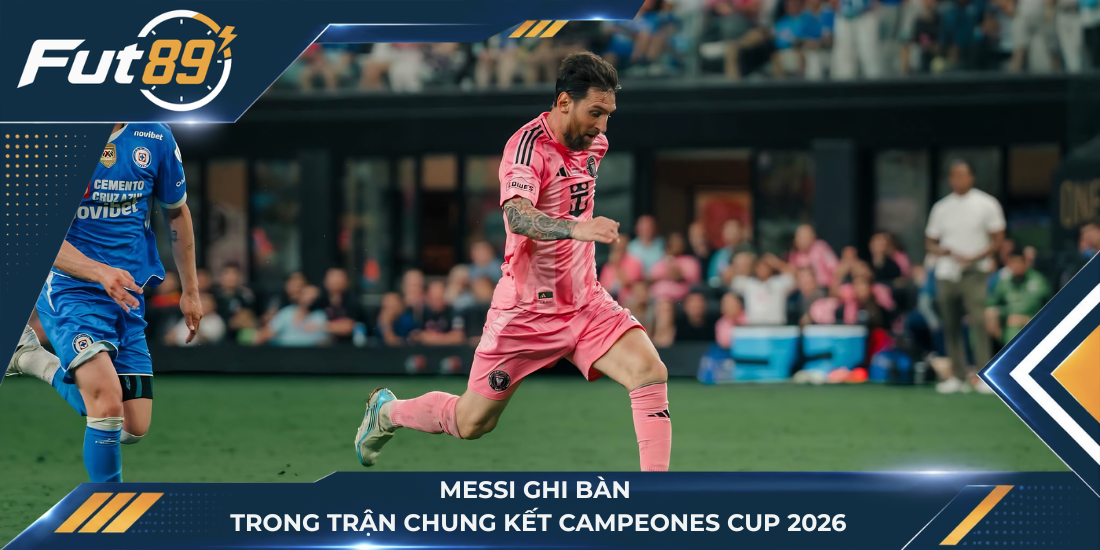 Messi ghi bàn trong trận chung kết Campeones Cup 2026