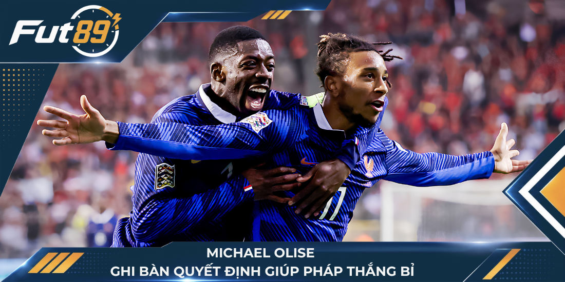 Michael Olise ghi bàn quyết định giúp Pháp thắng Bỉ