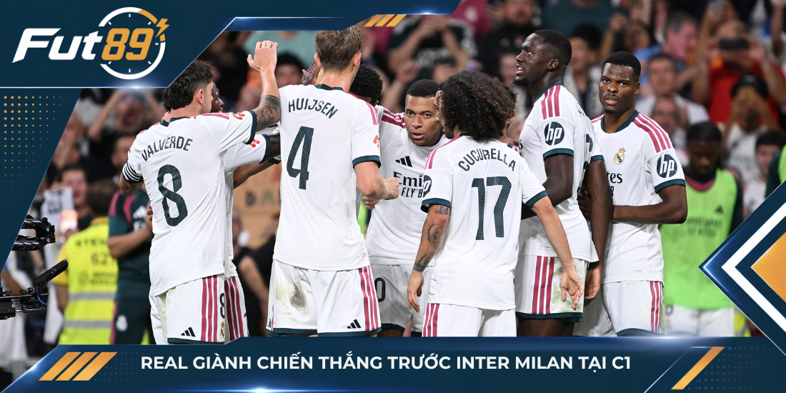 Real giành chiến thắng trước Inter Milan tại C1
