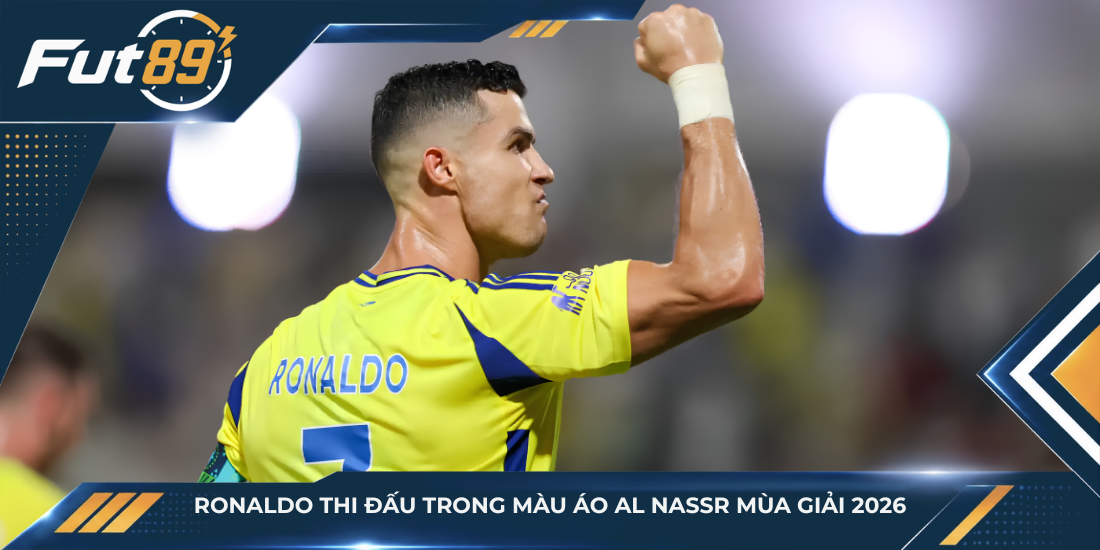 Ronaldo thi đấu trong màu áo Al Nassr mùa giải 2026