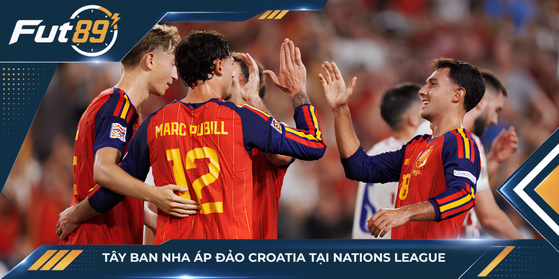 Tây Ban Nha áp đảo Croatia tại Nations League