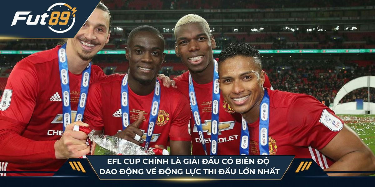 EFL Cup chính là giải đấu có biên độ dao động về động lực thi đấu lớn nhất
