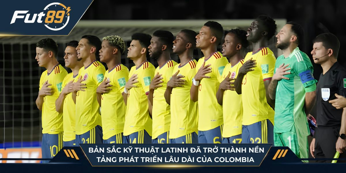 Bản sắc kỹ thuật Latinh đã trở thành nền tảng phát triển lâu dài của đội tuyển Colombia 