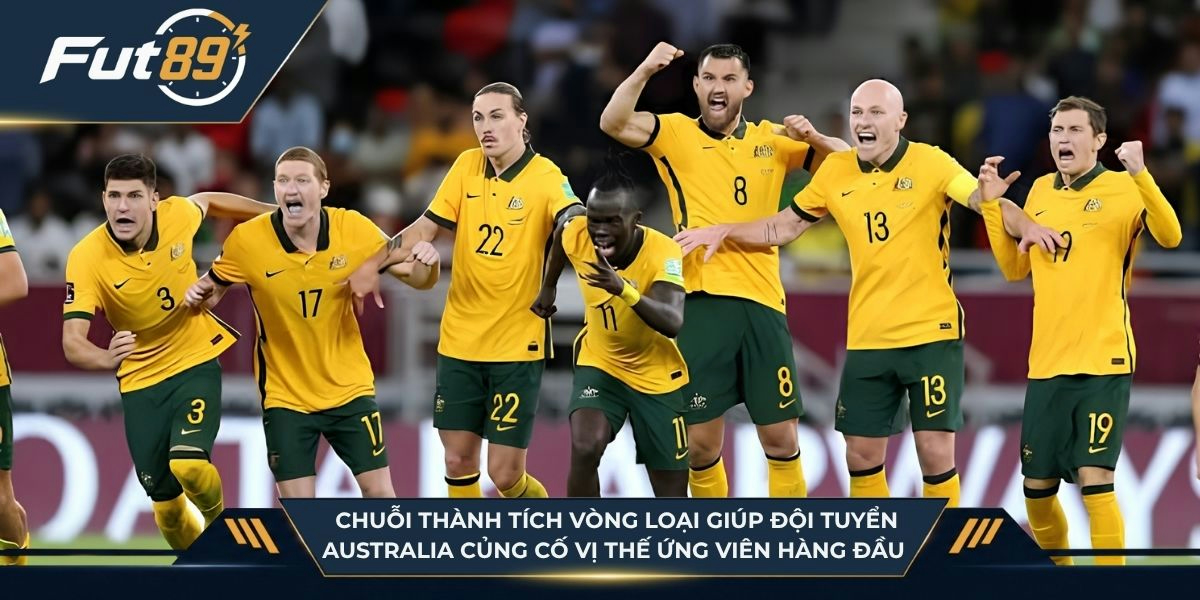 Chuỗi thành tích vòng loại giúp đội tuyển Australia củng cố vị thế ứng viên hàng đầu 