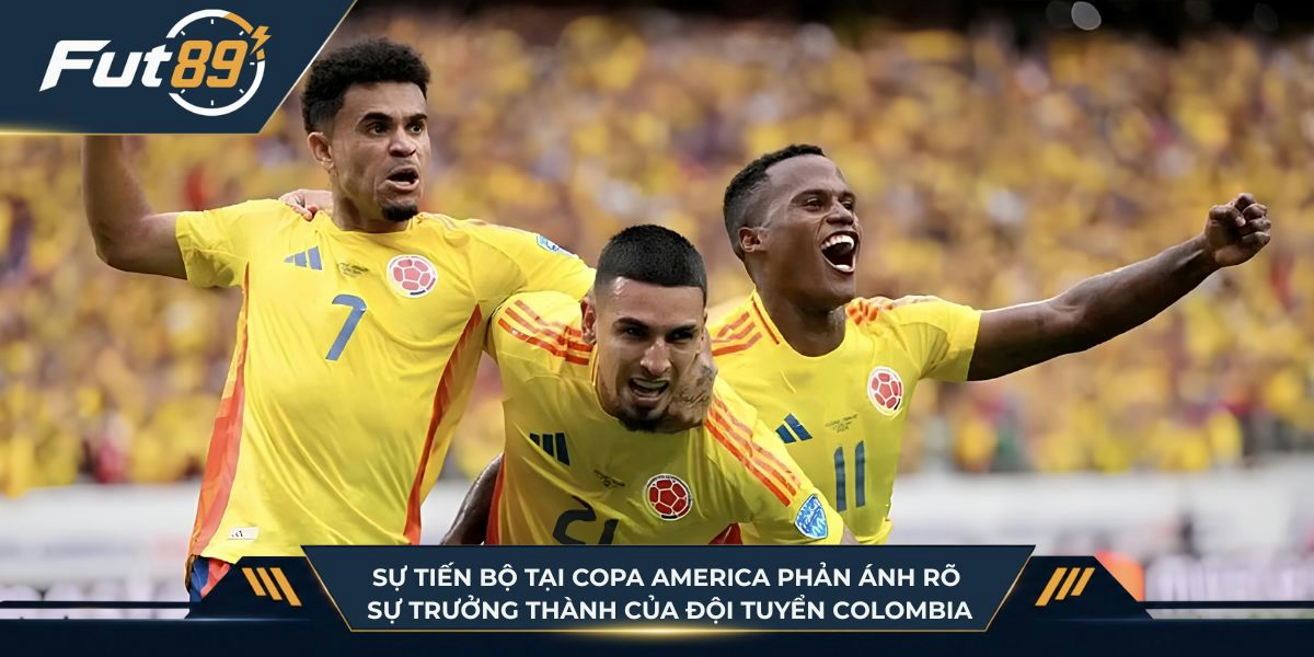 Sự tiến bộ tại Copa America phản ánh rõ sự trưởng thành của đội tuyển Colombia