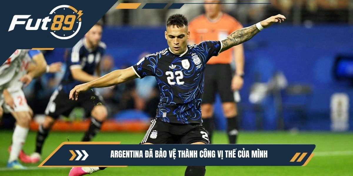 Argentina đã bảo vệ thành công vị thế của mình
