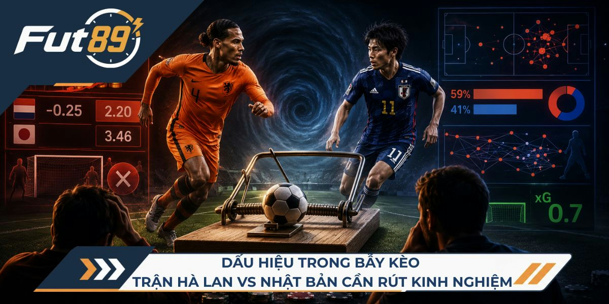 Dấu hiệu trong bẫy kèo trận Hà Lan vs Nhật Bản cần rút kinh nghiệm
