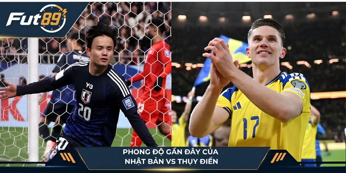 Phong độ của Nhật Bản vs Thụy Điển