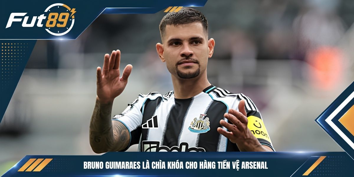 Bruno Guimaraes là chìa khóa cho hàng tiền vệ Arsenal&nbsp;