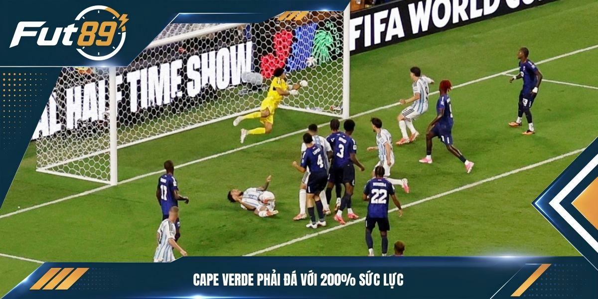 Cape Verde phải đá với 200% sức lực
