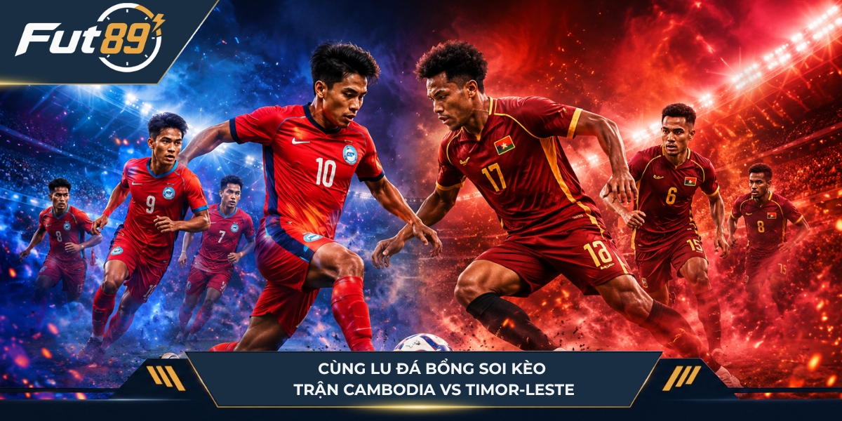 Cùng Lu Đá Bổng soi kèo Cambodia vs Timor-Leste