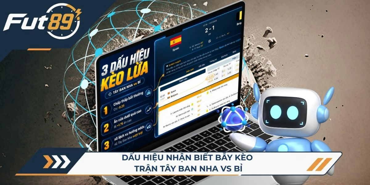 Dấu hiệu nhận biết bẫy kèo trận Tây Ban Nha vs Bỉ