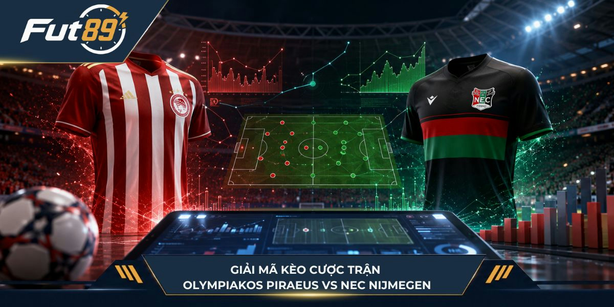 Giải mã kèo cược trận Olympiakos Piraeus vs NEC Nijmegen