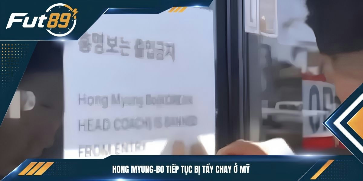 Hong Myung-bo tiếp tục bị tẩy chay ở Mỹ