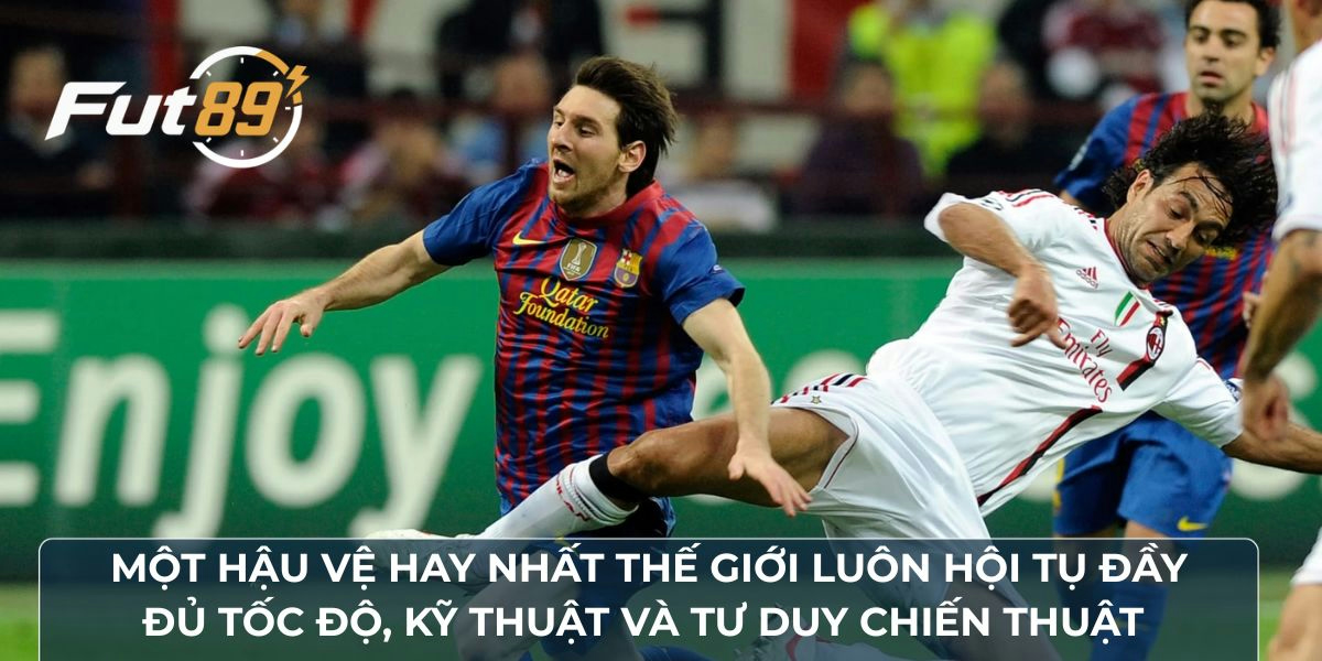 Một hậu vệ hay nhất thế giới luôn hội tụ đầy đủ tốc độ, kỹ thuật và tư duy chiến thuật 