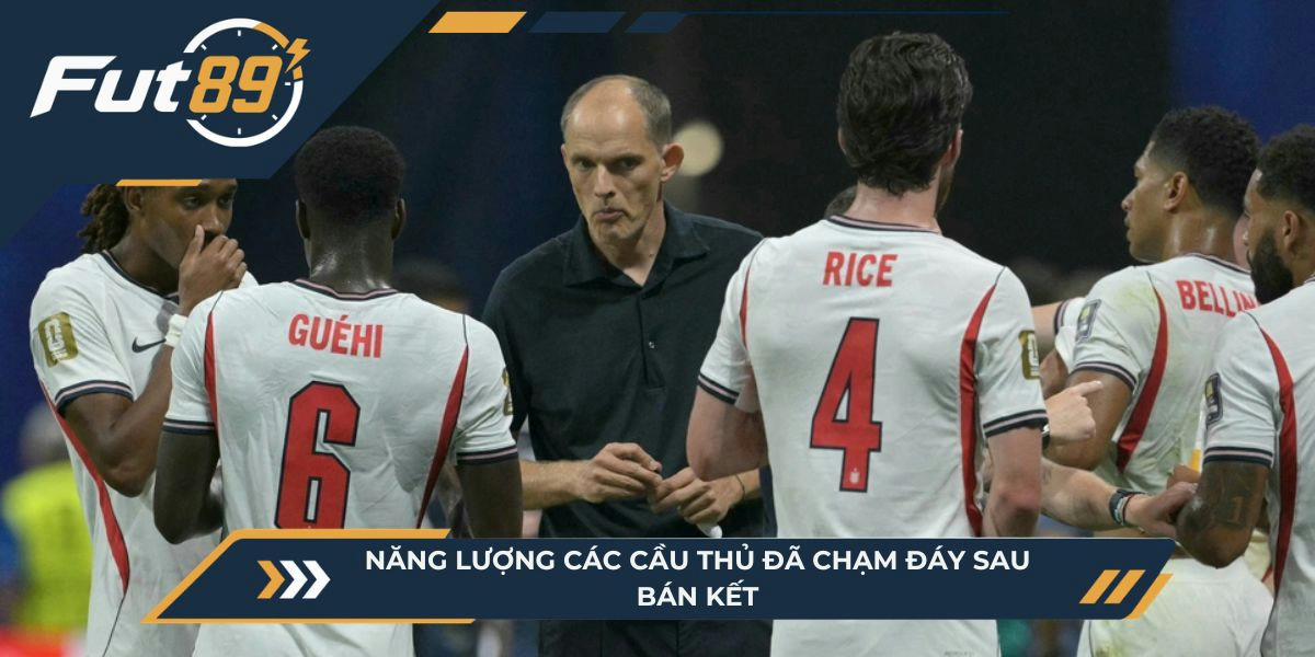 Sau những loạt sút luân lưu cân não ở Bán kết, nguồn năng lượng của các cầu thủ đã chạm đáy