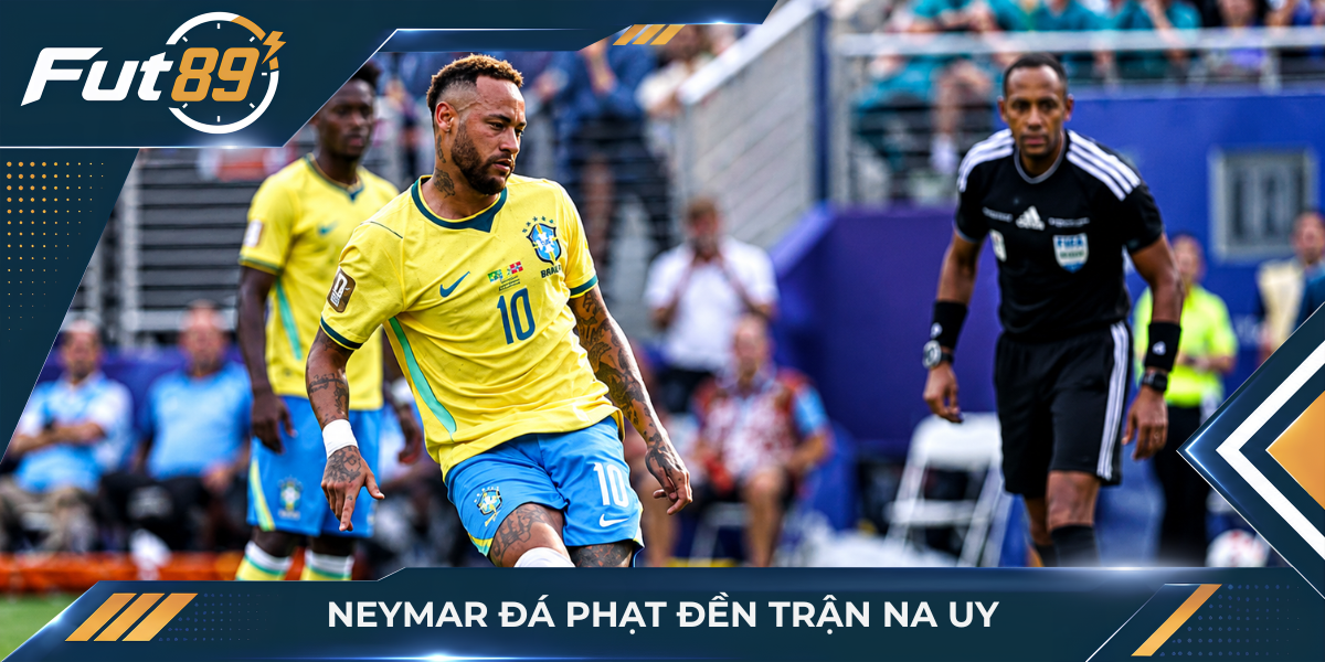 Neymar đá phạt đền trận Na Uy