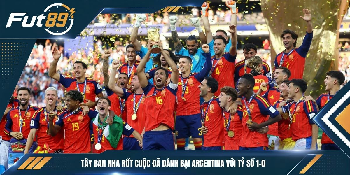 Tây Ban Nha rốt cuộc đã đánh bại Argentina với tỷ số 1-0
