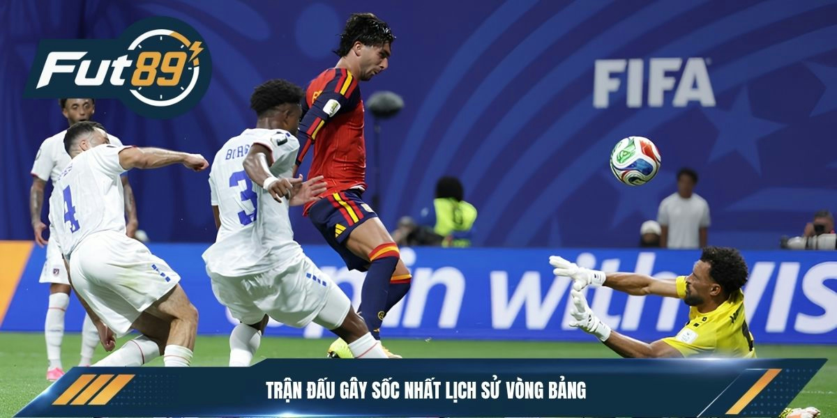 Trận đấu gây sốc nhất lịch sử vòng bảng 