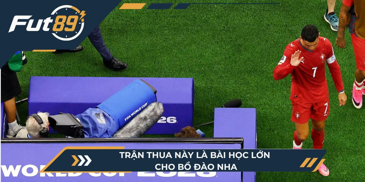 Trận thua này là bài học lớn cho Bồ Đào Nha