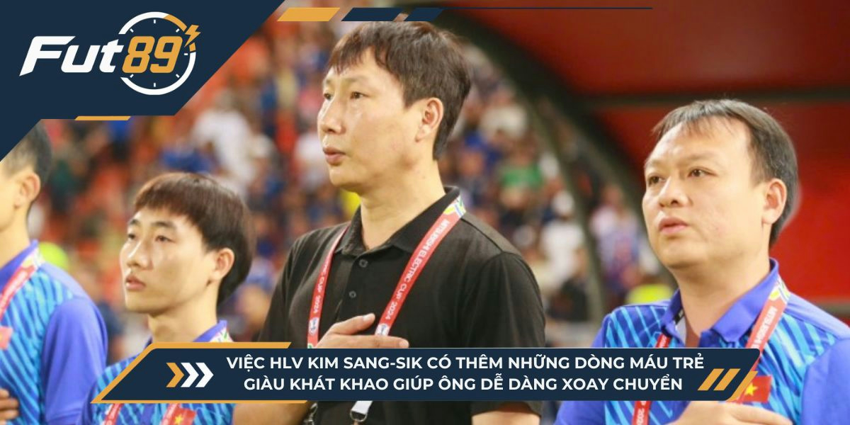  Việc HLV Kim Sang-sik có thêm những dòng máu trẻ giàu khát khao giúp ông dễ dàng xoay chuyển