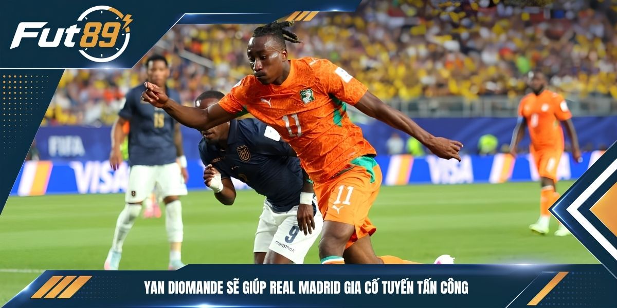 Yan Diomande sẽ giúp Real Madrid gia cố tuyến tấn công