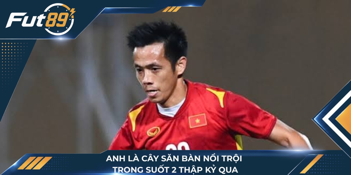 Anh là cây săn bàn nổi trội trong suốt 2 thập kỷ qua