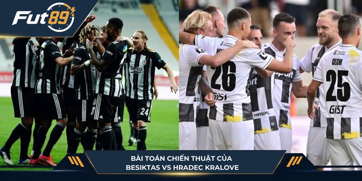 Bài toán chiến thuật của Besiktas vs Hradec Kralove