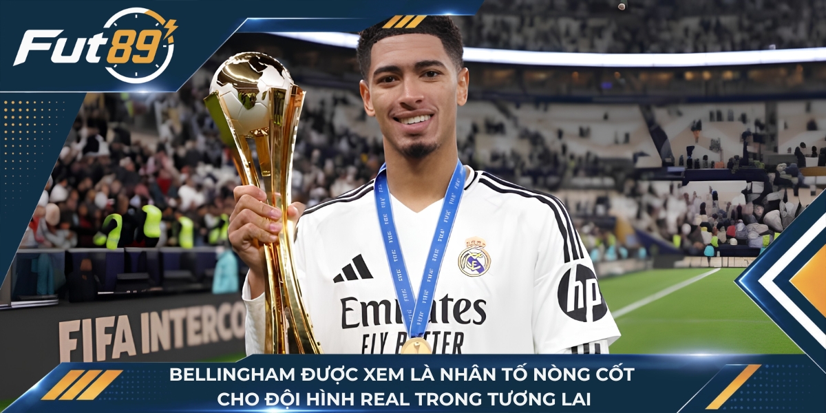 Bellingham được xem là nhân tố nòng cốt cho đội hình Real trong tương lai