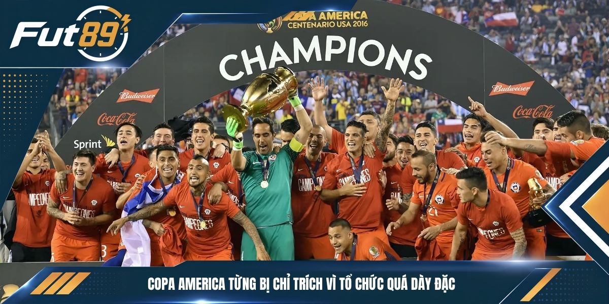 Copa America từng bị chỉ trích vì tổ chức quá dày đặc
