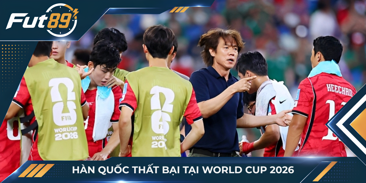 Hàn Quốc thất bại tại World Cup 2026