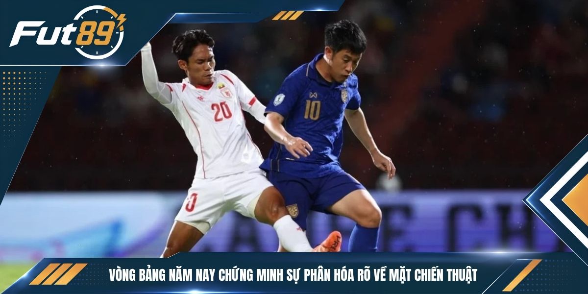 Vòng bảng năm nay chứng minh sự phân hóa rõ về mặt chiến thuật