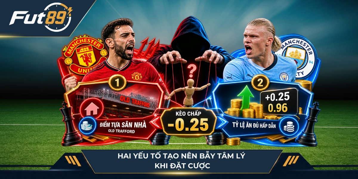 Hai yếu tố tạo nên bẫy tâm lý khi đặt cược
