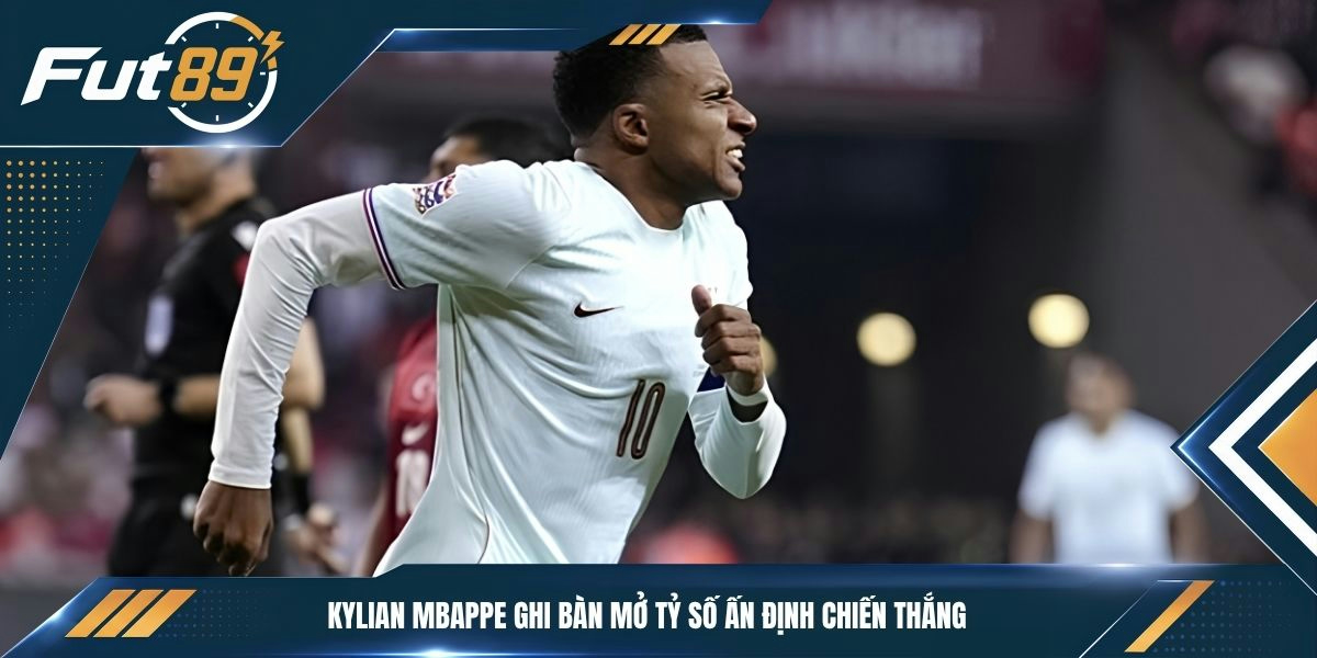 Kylian Mbappe ghi bàn mở tỷ số ấn định chiến thắng
