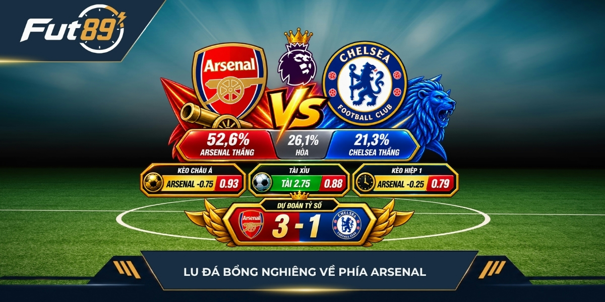 Lu Đá Bổng nghiêng về phía Arsenal
