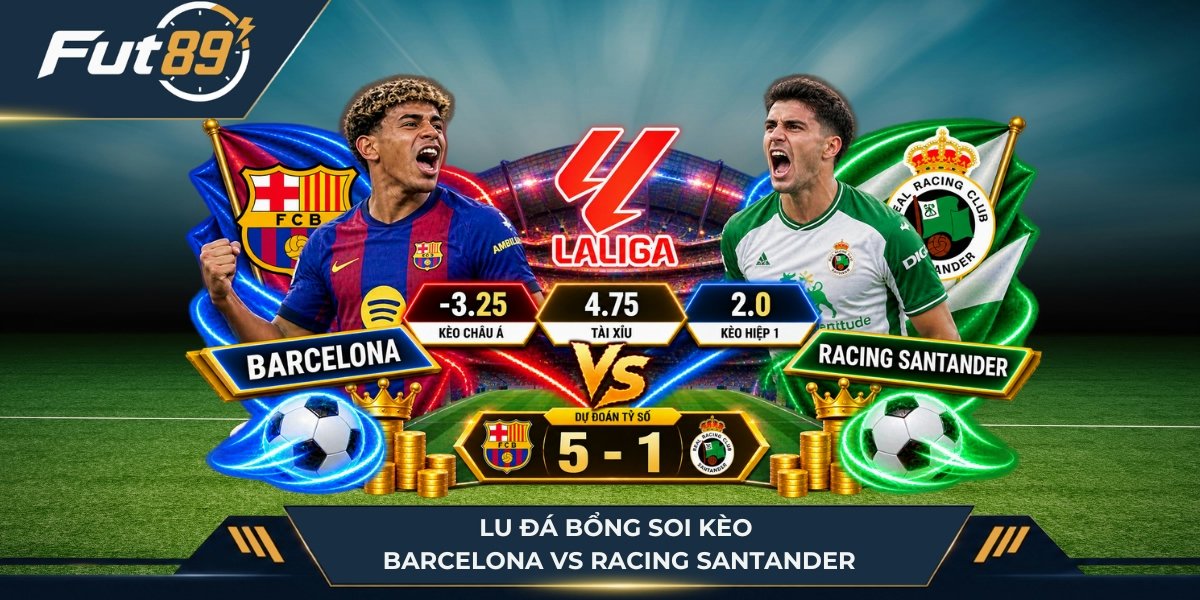 Lu Đá Bổng soi kèo Barcelona vs Racing Santander